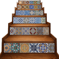 thumbnail image 3 of 24X Peel and Stick Tile Backsplash Stair Riser Decals DIY Tile Decals Mexican Traditional Talavera Waterproof, 3 of 3