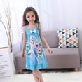 thumbnail image 1 of Vestido de Anna Elsa, camisón para niñas, ropa de pijama de dibujos animados, ropa para niños, pijama de manga corta, vestido para niños, ropa familiar 4T Gao Jinjia LED, 1 of 2