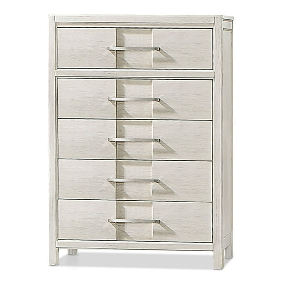 Furniture of America Austin Adult Transitional 5-Drawer Vertical Dresser, White