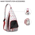 thumbnail image 4 of Dots Design Sling Backpack - Modern Colorful Polka Pattern Shoulder Bag, Durable Pack for Cycling & Shopping, 4 of 4