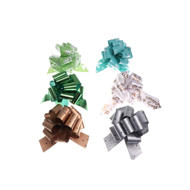 36PCS Bows Decor DIY Christmas Pull Bows Bow Styling Gift Creative Manual Ribbons for Hotel Store