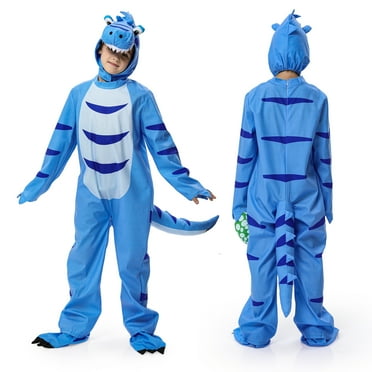 Garvee Halloween Dinosaur Costume for Halloween Child Dinosaur Dress Up Party, Role Play and Cosplay,T