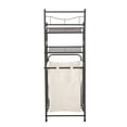 Mainstays 2 Shelves 10 lb. Capacity Steel Storage Shelf Unit with