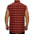 thumbnail image 3 of Yaoyar Mens Sleeveless Shirt Casual Summer Tank Top Button Up Sleeveless Beach Shirts with Chest Pocket, 3 of 8