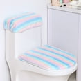 thumbnail image 5 of Usloyux Under $5 Rainbow Print Toilet Tank Lid Cover,Stretch Toilet Lid Cover and Tank Cover,Stretchable Toilet Lid Seat Cover with Elastic Edge,Toilet Bathroom Accessories, 5 of 6