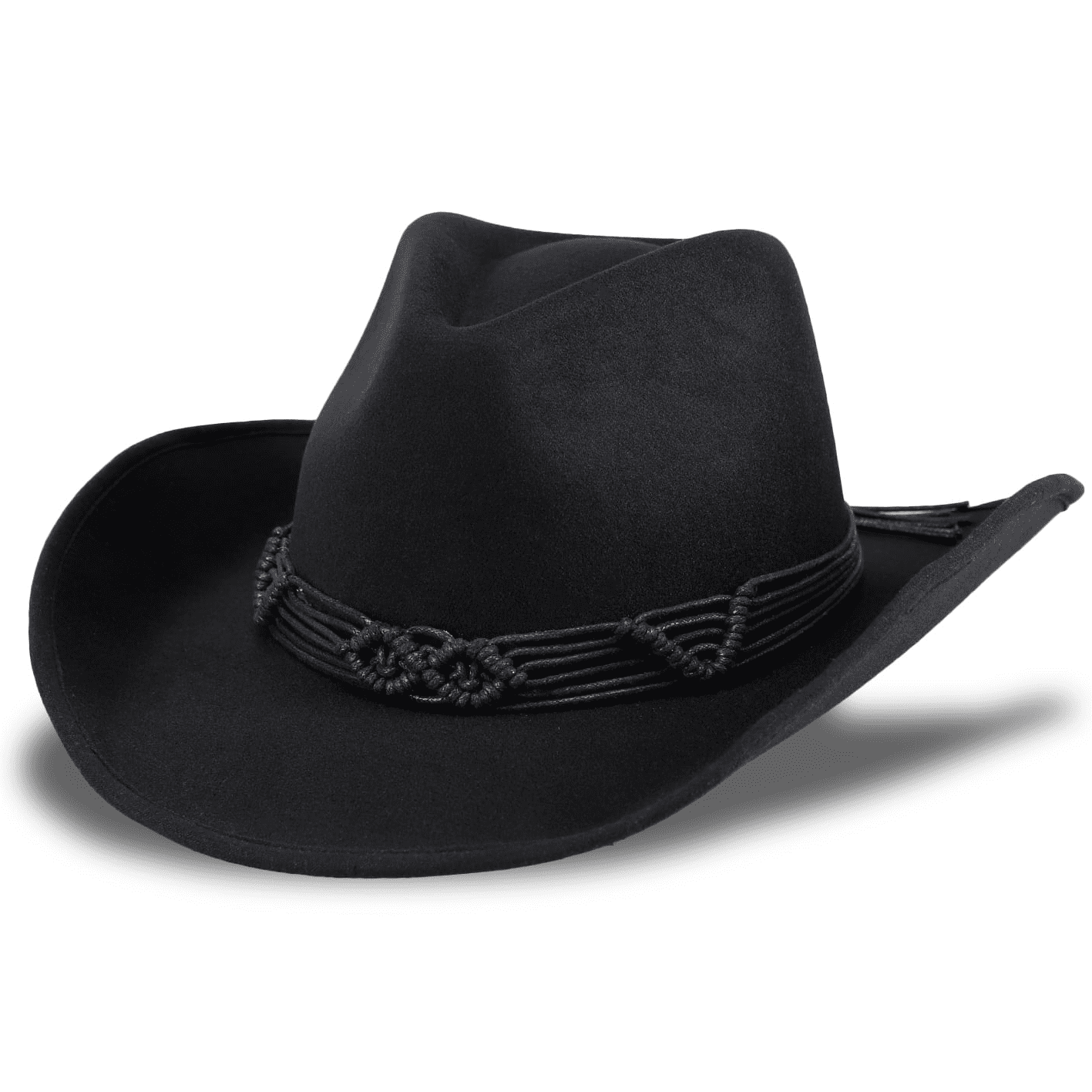 8666 Western Cowboy Hats For Women Men, Wide Brim Fedoras Hat, Studded Womens Western Cowboy Hats Studded Pinched Western Cowgirl  main image 2