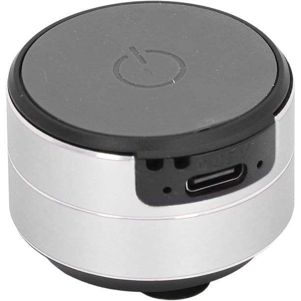 Asixxsix Altavoz de Conducción de Huesos Inalámbricos, Altavoz de Portátil con Taza de Succión para el Auto en Casa Fiesta de Viaje Al Aire Libre (Rojo),SILVER