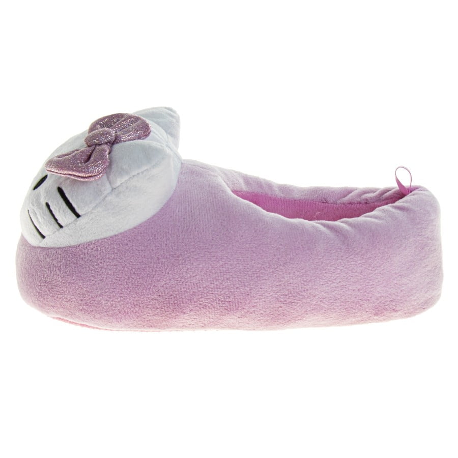Hello Kitty Ladies Dual Sizes 3D Slipperspink White, Size: 5-6