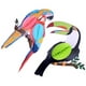 thumbnail image 3 of Paper Hanging Parrot Decoration 6pcs/set Paper Hanging Parrot Decoration Tropical Party Decoration Summer Party Garden Birthday Wedding Decor, 3 of 6