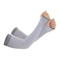 thumbnail image 1 of 1Pairs UV Protection Cooling Arm Sleeves Non Slip Ice Silk Arm Cover for, 1 of 8
