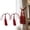 Red, variant on Curtain Tiebacks Handmade Decorative Curtain Holdbacks Rope with Tassel Curtain Pendant Rope Adjustable Ties Door Curtain Decorative