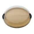 thumbnail image 3 of Farberware Build-a-Board 14-Inch Round Bamboo Charcuterie and Snack Board with Clear Locking Lid, 3 of 14