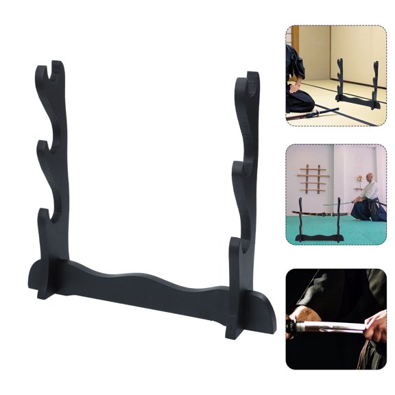 GOOHOCHY Holder Mount Wooden Knife Living Room Sword Stand Display