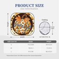 thumbnail image 3 of Fotbe Fall Farmhouse Pumpkins Juego de 2 Piezas de Parasoles para Parabrisas | Bloqueador Solar para Auto | Accesorios Plegables para Protección Solar Interior-Medium, 3 of 6