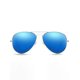 thumbnail image 3 of 1pc Stylish Vintage Blue Mirror Sunglasses, 3 of 5