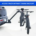 thumbnail image 4 of Ozark Trail 4-Bicycle Hitch Mounted Steel Bike Rack, Carry up to 132lbs,Foldable Design, 4 of 7