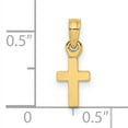 thumbnail image 3 of FJC Finejewelers 14k Yellow Gold 3d Mini Cross Charm, 3 of 5