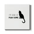 thumbnail image 1 of Pawsome Cat-Premium Gallery Wrapped Canvas - Ready to Hang, 1 of 3