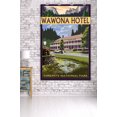 thumbnail image 3 of Yosemite National Park, California, Wawona Hotel (36x54 Giclee Gallery Art Print, Vivid Textured Wall Decor), 3 of 3