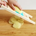thumbnail image 6 of Handheld Potato Grid Slicer Corrugated Net Chopper Cutter Kitchen Gadgets Veggie Cutter Slicer for Vegetable Fruit Accessories Bake Barbecue, 6 of 9