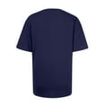 thumbnail image 4 of Pompotops T-shirt à Manches Courtes Imprimé Mode pour Femmes Blouse Décontractée Ample en Solde, 4 of 7