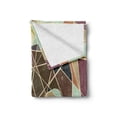thumbnail image 2 of Animal Soft Flannel Fleece Throw Blanket, Mosaic Design Animal in Soft Colors Wildlife Nature Safari Theme Artwork, Cozy Plush for Indoor and Outdoor Use, 50" x 60", Multicolor, by Ambesonne, 2 of 6