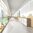 thumbnail image 3 of MECOLOR -Metal Gym Office School and Employee Locker Cabinet with 4 Doors White Color, 3 of 7