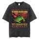 thumbnail image 2 of Camiseta The Horrors Never Ending Yet I Remain Silly, divertida camiseta lavada Retro de rana de estilo japonés, camisetas de gran tamaño para hombres, 2 of 5