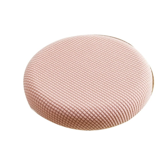 LAMIRO Chair Covers,Cozy Warm Wrinkle-Resistant Furniture Covers,Flexible Chair Seat Covers for Home and Office,Pink,(diameter-thickness 30-40cm)