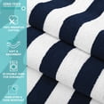 thumbnail image 6 of Arkwright Oversized California Beach Towels - Ringspun Cotton Pool Towel - 30 x 70 in. - (4 Pack) Navy Blue, 6 of 7