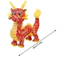 thumbnail image 2 of BallsFHK 2024 Year Of The Dragon Mascot Chinese Dragon Satin Doll New Year Rag Doll Annual Celebration Small Doll Plush Toys, 2 of 4