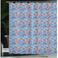 thumbnail image 4 of Ambesonne Cartoon Cartoon Shower Curtain, Otters Seaweed, 69"Wx70"L, Multicolor, 4 of 5
