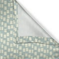 thumbnail image 6 of Ambesonne Modern Grommet Curtain, Big Small Squares Tile, 50" x 54", Pale Blue Cream, 6 of 6