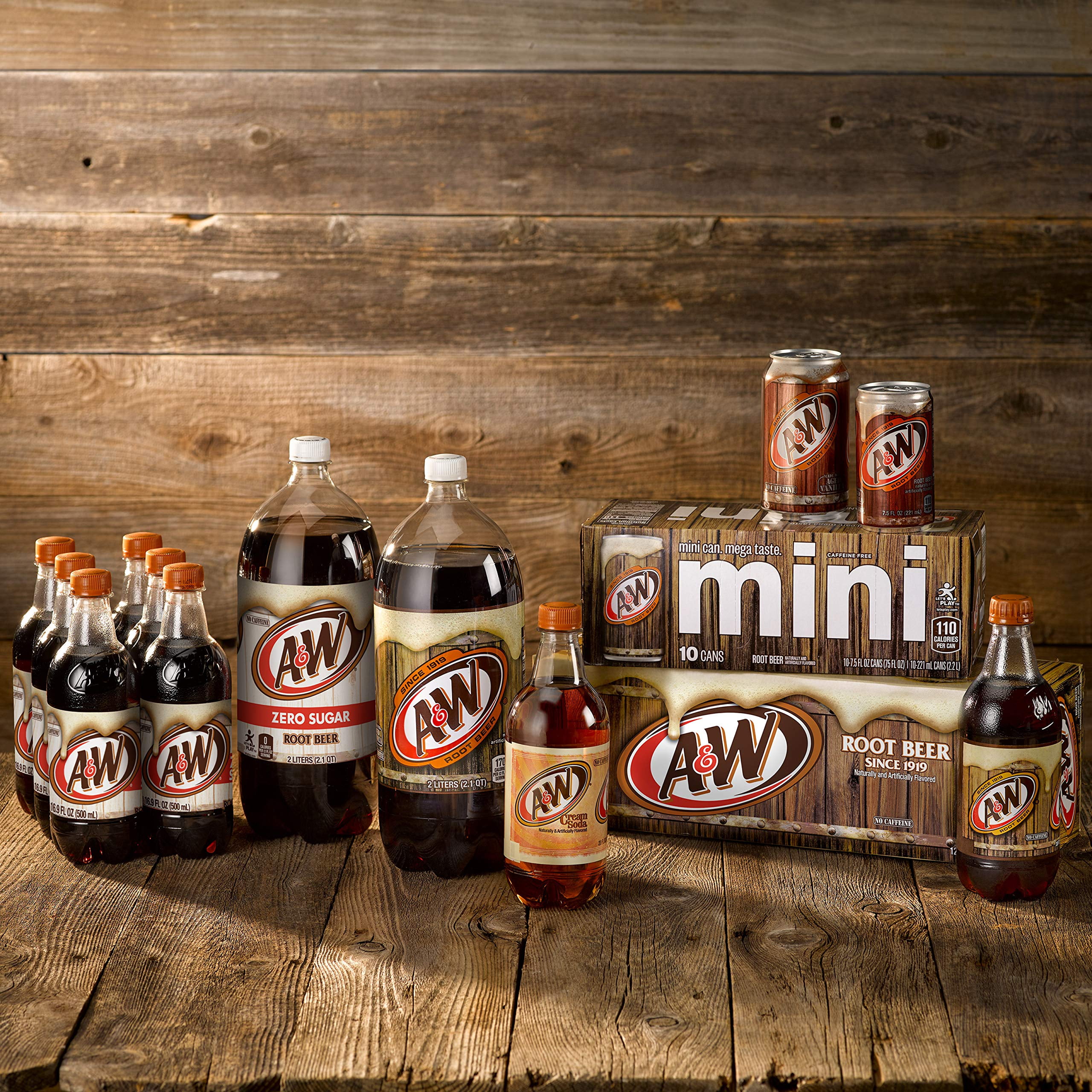 (2 pack) Pack of 2 - A&W Cream Soda Zero Sugar, 12 Fl Oz Cans, 12 Pack Packaging May Vary