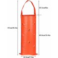 thumbnail image 4 of Bolsa para plantas de pared Bolsa para plantar colgante Bolsa para cultivo de plantas Jardinera de pared vertical Flor para interiores y exteriores para el hogar, la oficina y la jardinería doméstica, 4 of 5