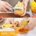 thumbnail image 4 of Sopito Vegetable Peeler, 5pcs Stainless Steel Veggie Peeler for Potato Carrot Orange Apple Fruit, 4 of 10