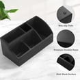 thumbnail image 3 of Organizador de mostrador de baño Luxspire, soporte para cepillos de dientes con 5 ranuras, 3 of 7