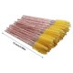 thumbnail image 4 of Vogacara Paquete de 50 cepillos para pestañas, accesorios multicolores para mujeres, varitas dulces para el Día de San Valentín, pinzas para Pinceles de maquillaje y herramientas Varilla Rosa/Amarillo, 4 of 6