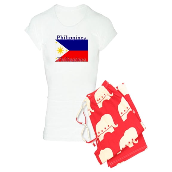 CafePress - Philippines Filipino Flag - Women's Light Pajamas