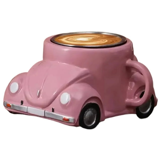 de Café con Forma Divertida, Hecha A Mano, con Forma de Escarabajo, de Té con Forma de Coche para Amantes de los Coches e