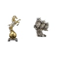 thumbnail image 1 of Figura de escritorio,Estante de estatua de caballo para escritorio,oficina,decoración del hogar,Figura decorativa de escritorio de resina para decoración del hogar,Figuras de búho,Figuras de, 1 of 8