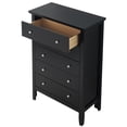 thumbnail image 6 of Glory Furniture Primo 5-Drawers Bedroom Chest in Black, 6 of 6