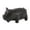 Black, variant on Diceymbol Squeaky Pig Dog Toy 6.3 Inch Natural Rubber Chew Toy for Aggressive Chewers, Teething Puppy Teether with Loud Squeaker, BPA-Free Dental Entertainment