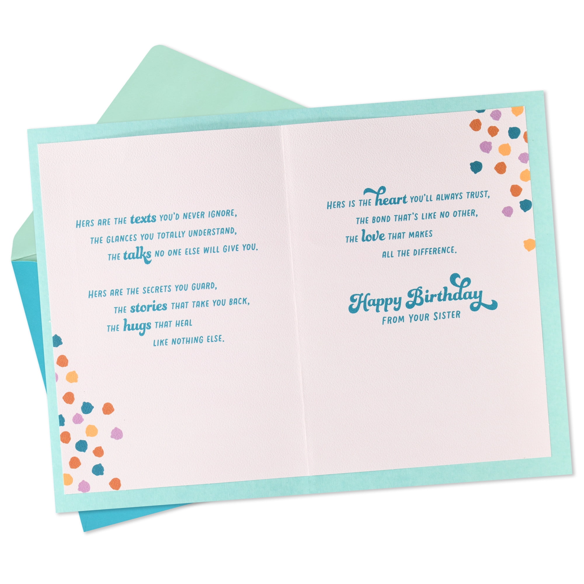 Hallmark Birthday Card for Sister from Sister (Bond That's Like No Other)