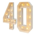 thumbnail image 4 of 40 Light Up Numbers 40th Birthday Party Decoration Light Up Numbers for Birthday Parties, Anniversaries, and Other Celebration Activities., 4 of 21