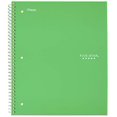 thumbnail image 1 of Five Star MEA72079 8.5 x 11.5 in. Wirebound College Ruled Notebook - 5 Subject, Green, 1 of 4