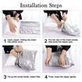 thumbnail image 3 of Unique Bargains 2 Pack Sequins Decorative Throw Pillow Covers 16" x16" Silver Tone, 3 of 8