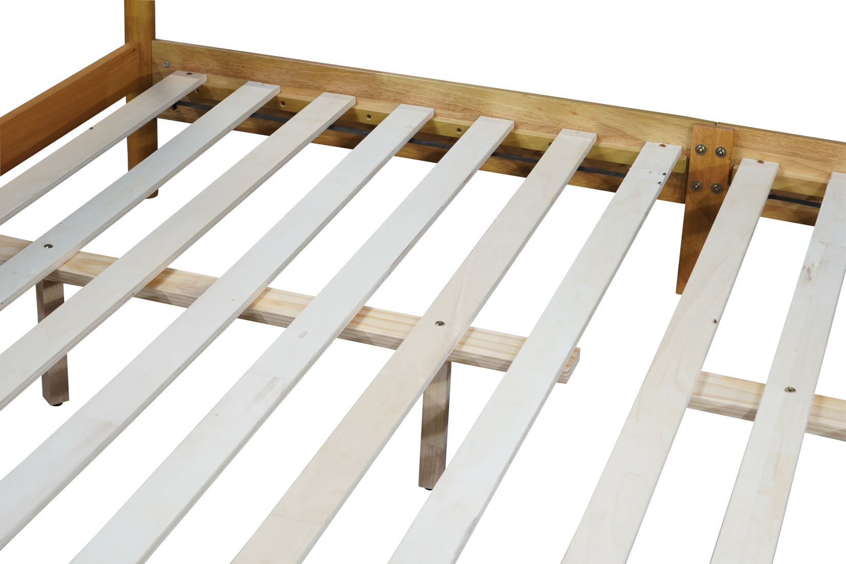 Queen Size Boucle Bed Frame, Solid Wooden Bed Frame with Curved Teddy Headboard, Soft Cloud Bed with Underbed Storage Space, No Box Spring Needed, Easy Assembly, Natural