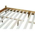 thumbnail image 6 of Queen Size Boucle Bed Frame, Solid Wooden Bed Frame with Curved Teddy Headboard, Soft Cloud Bed with Underbed Storage Space, No Box Spring Needed, Easy Assembly, Natural, 6 of 9