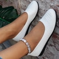 thumbnail image 2 of YLYL Women's Knitted Mesh Ballet Flats Round Toe Slip on Soft Comfortable Casual Dressy Walking Work Shoes, 2 of 8